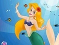 თამაშის Beautiful mermaid girl
