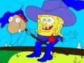 თამაშის Cowboy Spongebob Coloring