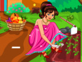 თამაშის Barbie Cleaning The Garden