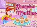 თამაშის Pumpkin Muffins