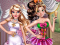 თამაშის Chloe & Emma Wedding Dress up
