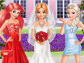 თამაშის Frozen And Ariel Wedding