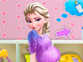 თამაშის Elsa Baby Birth Caring
