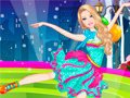 თამაშის Barbie Ice Dancer Princess Dress Up