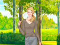 თამაშის Helen Dog Walking Dress Up