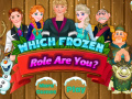 თამაშის Which Frozen Role Are You