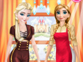 თამაშის Elsa And Anna Work Dress Up  