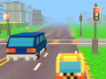 თამაშის Pixel Road Taxi Depot
