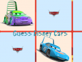 თამაშის Guess Disney Cars