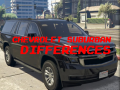 თამაშის Chevrolet Suburban Differences