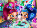 თამაშის Shimmer And Shine Wardrobe Cleaning