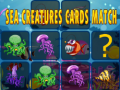 თამაშის Sea creatures cards match