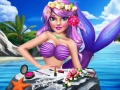 თამაშის Princess Mermaid Makeup Style