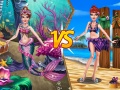 თამაშის Mermaid vs Princess Outfit