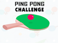თამაშის Ping Pong Challenge