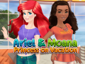 თამაშის Ariel and Moana Princess on Vacation