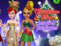 თამაშის Christmas Tree Inspired Hairstyles