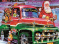 თამაშის Santa Trucks Jigsaw