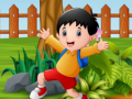 თამაშის Playing Kids Jigsaw