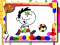 თამაშის Football Coloring Time