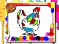 თამაშის Chicken Coloring Book