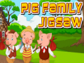 თამაშის Pig Family Jigsaw