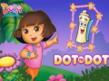 თამაშის Dora The explorer Dot to Dot