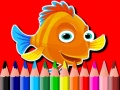 თამაშის Back To School: Fish Coloring Book