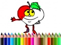თამაშის Back To School: Fruits Coloring