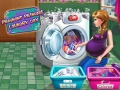 თამაშის Pregnant Princess Laundry Day