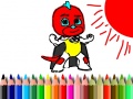 თამაშის Back To School: Mask Boy Coloring