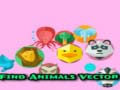 თამაშის Find Animals Vector