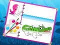 თამაშის Sea Creatures Coloring Book