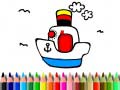თამაშის Back to School: Boat Coloring