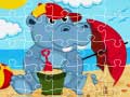 თამაშის Hippo Jigsaw