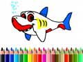 თამაშის Back To School: Shark Coloring Book