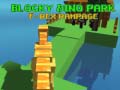 თამაშის Blocky Dino Park T-Rex Rampage