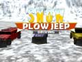 თამაშის Winter Snow Plow Jeep Driving