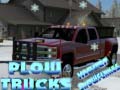 თამაშის Hidden Snowflakes Plow Trucks