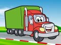 თამაშის Happy Trucks Coloring