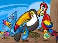 თამაშის Exotic Birds Coloring