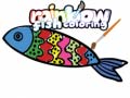 თამაშის Rainbow Fish Coloring