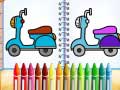 თამაშის Cute Bike Coloring Book