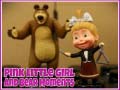 თამაშის Pink Little Girl and Bear Moments