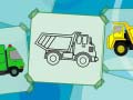 თამაშის Truck Coloring Book
