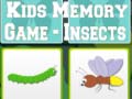 თამაშის Kids Memory game - Insects