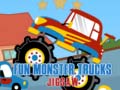 თამაშის Fun Monster Trucks Jigsaw