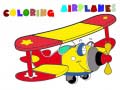 თამაშის Coloring Book Airplane