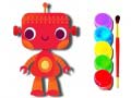 თამაშის Back to School: Robot Coloring Book