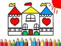 თამაშის Doll House Coloring Book